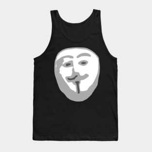 Anomalous - Scuffed Anonymous/Guy Fawkes Tank Top